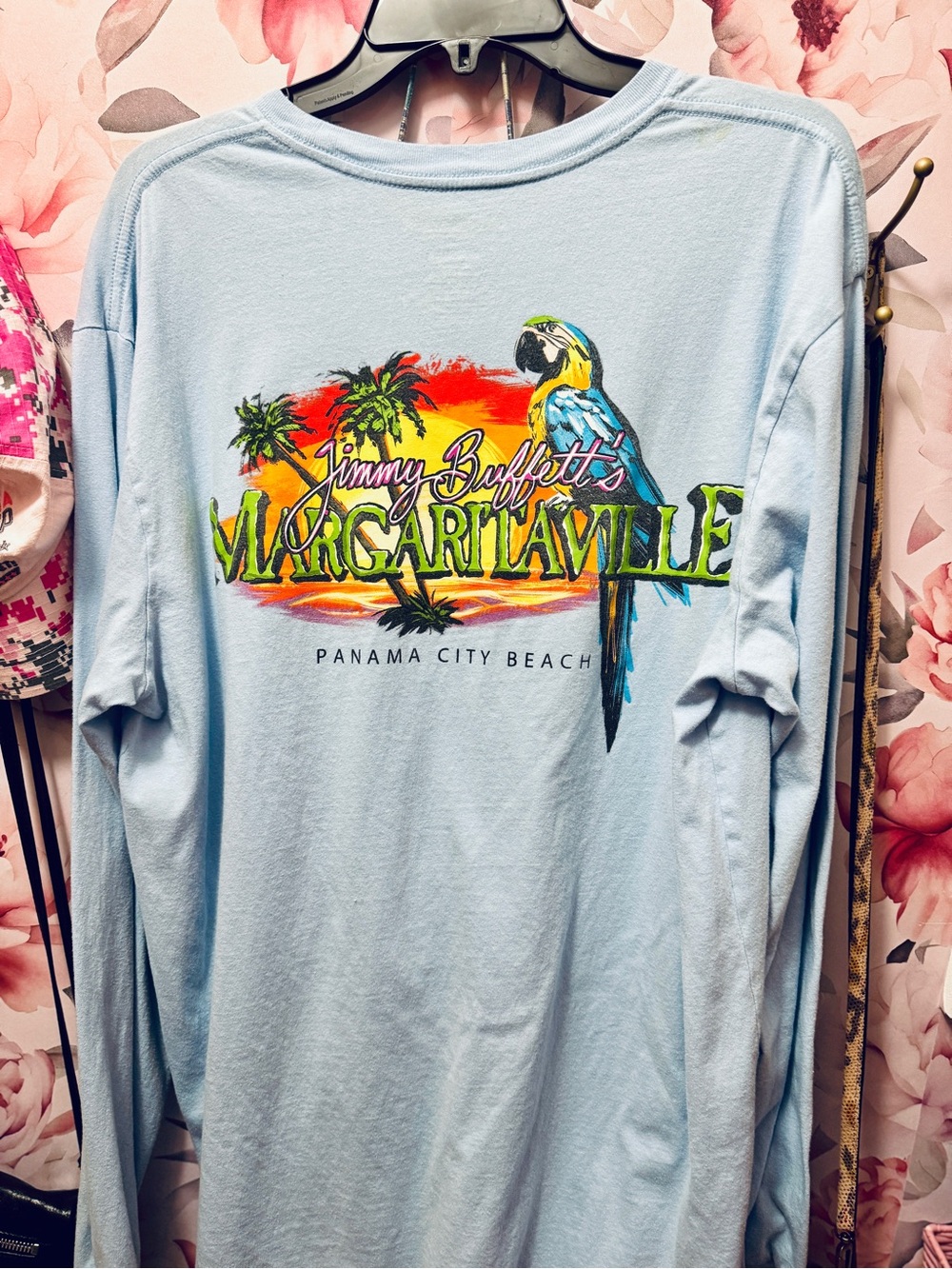 Margaritaville blue Graphic Tee Label Print - Picture 3 of 12